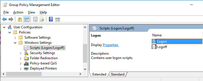 GPO Logon Scripts