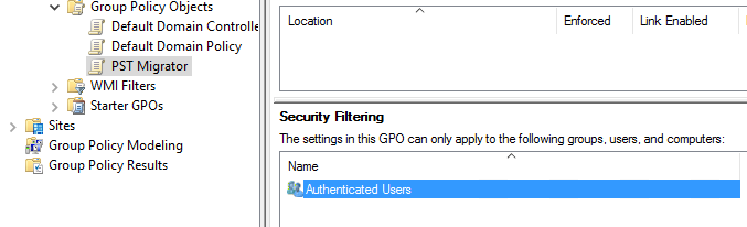 Security Filtering