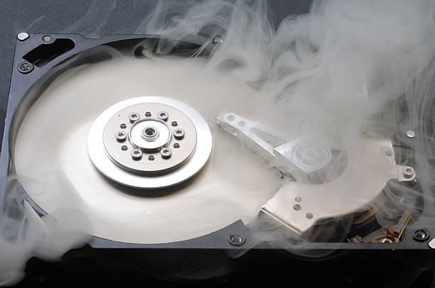 Smoking Hard Drive